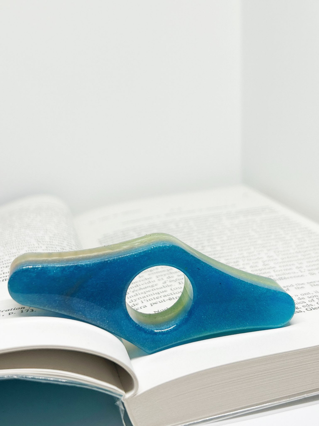 Bague de lecture bicolore (petit trou)