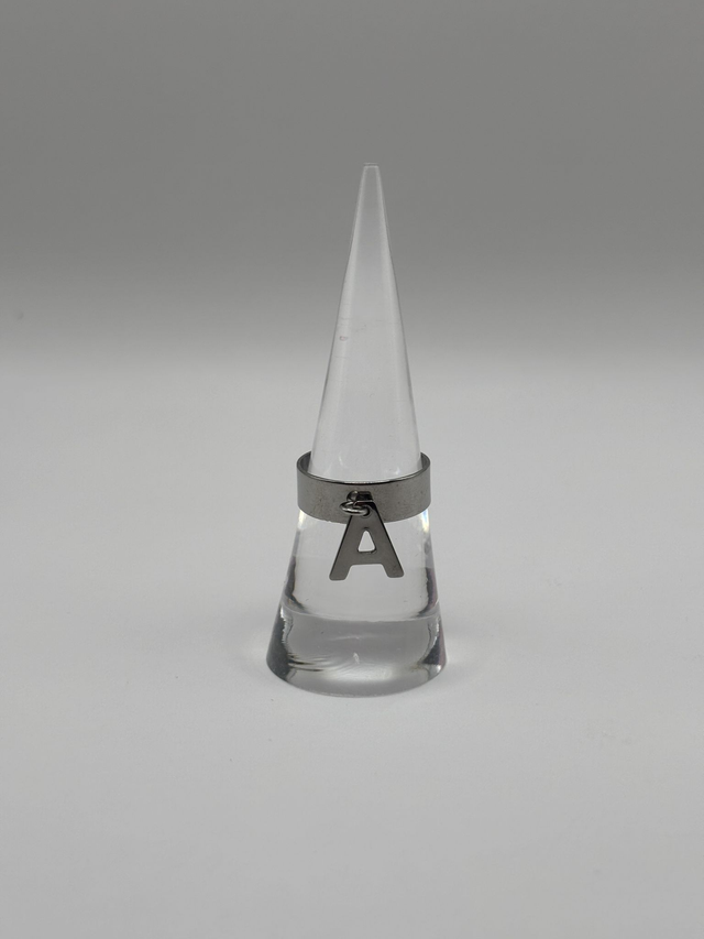 Bague - Breloque Initiale