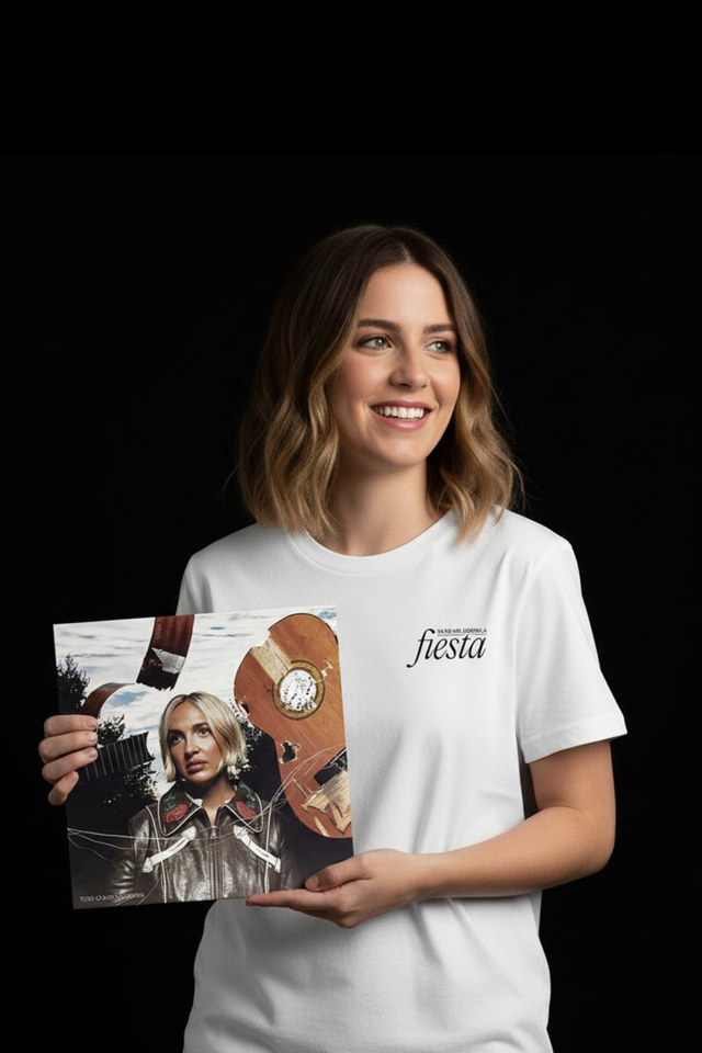 Vinilo Paula Mattheus y camiseta Ya No Me Jodan La Fiesta