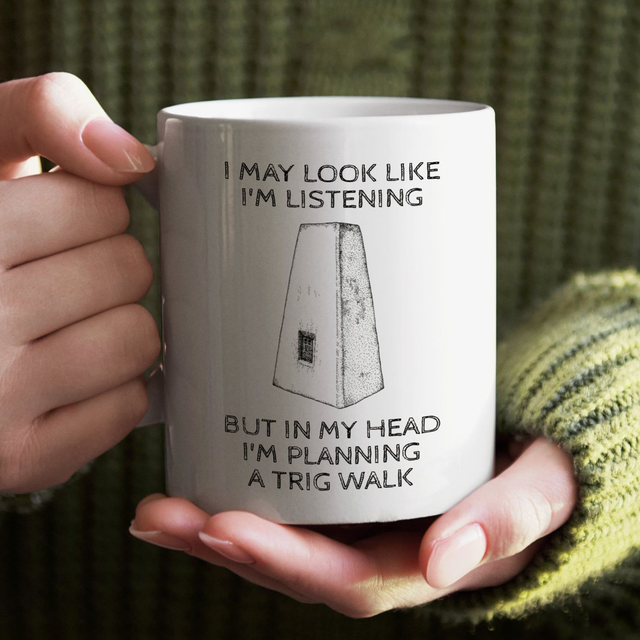 Planning a Trig Walk Ceramic Mug