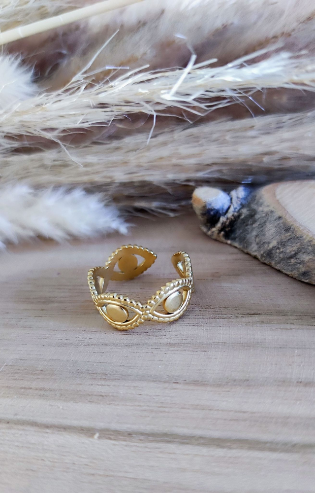 Bague Oeil acier