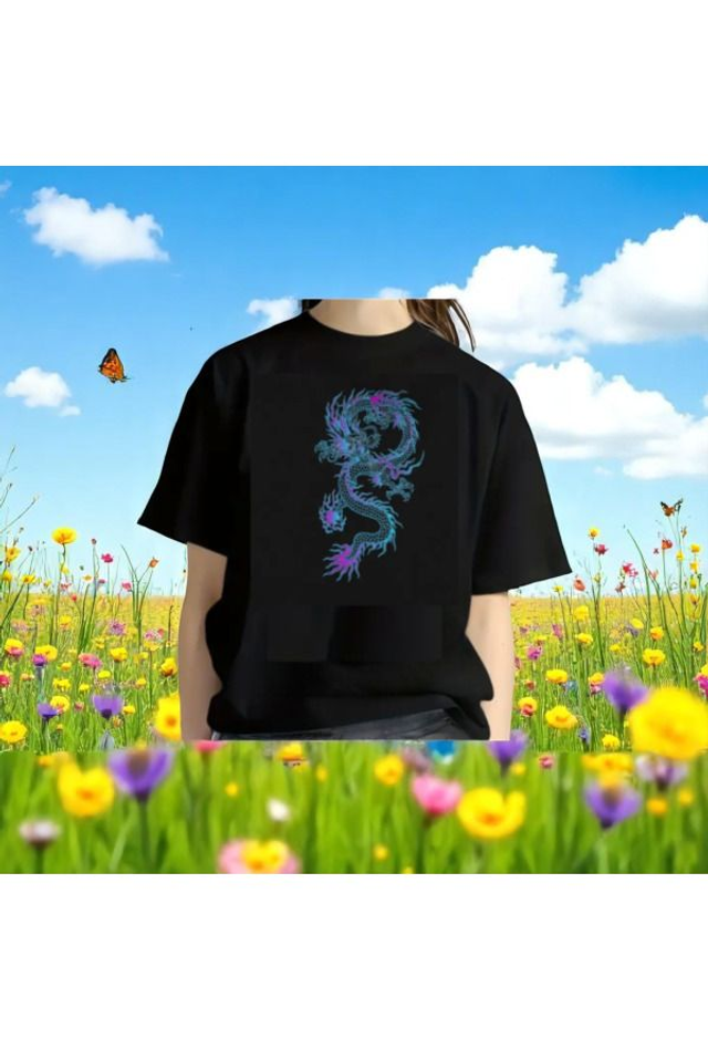 Shirt blue dracon M