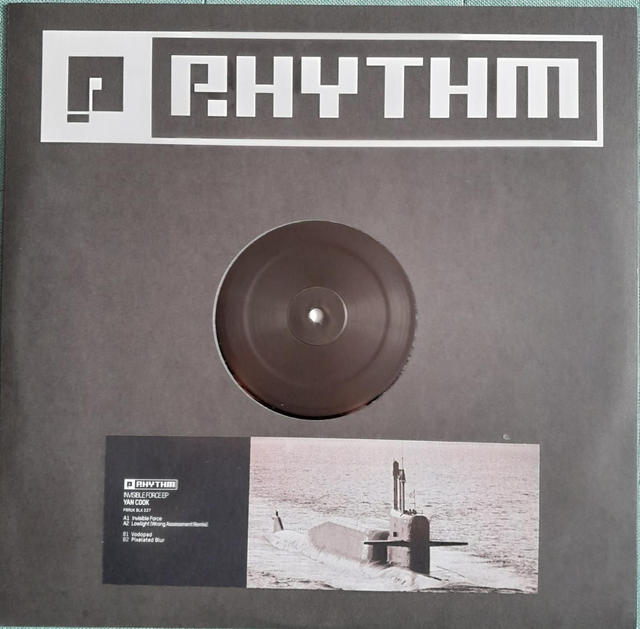 Yan Cook - Invisible Force EP - PRRUKBLK037RP - 12"