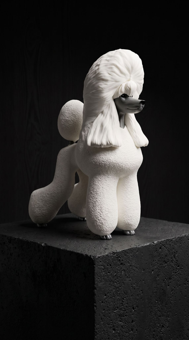 Poodle White - Puppy Clip