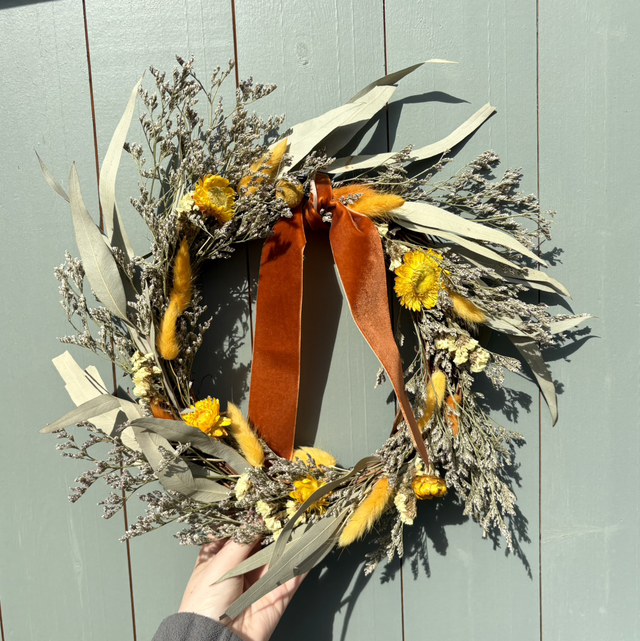 Large Dried Flower Wreaths