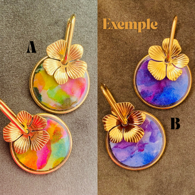 Flowers - 2 faces aquarelle