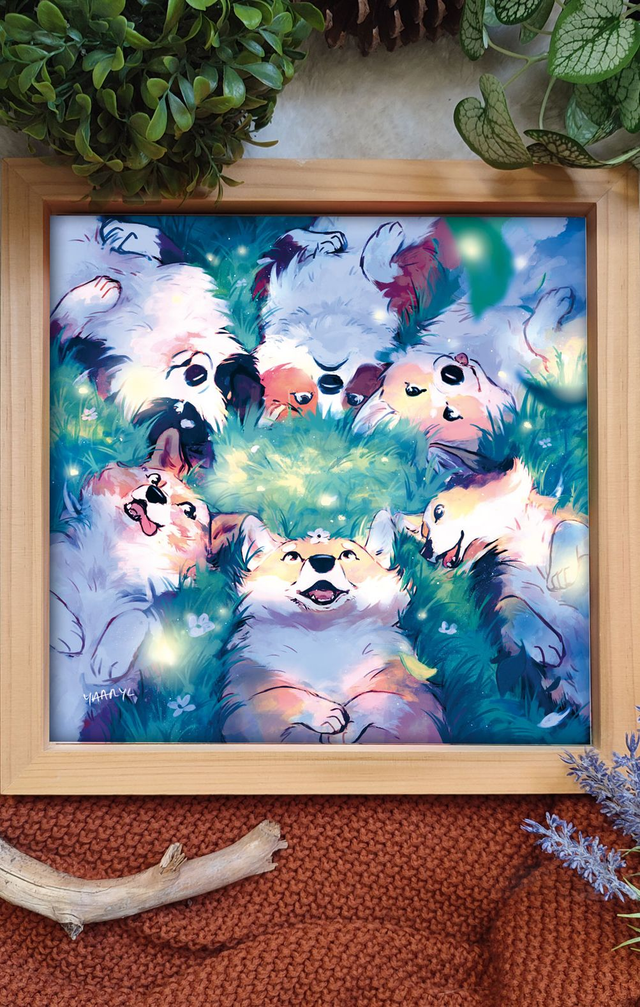 Tirage Premium Corgis Diversité 