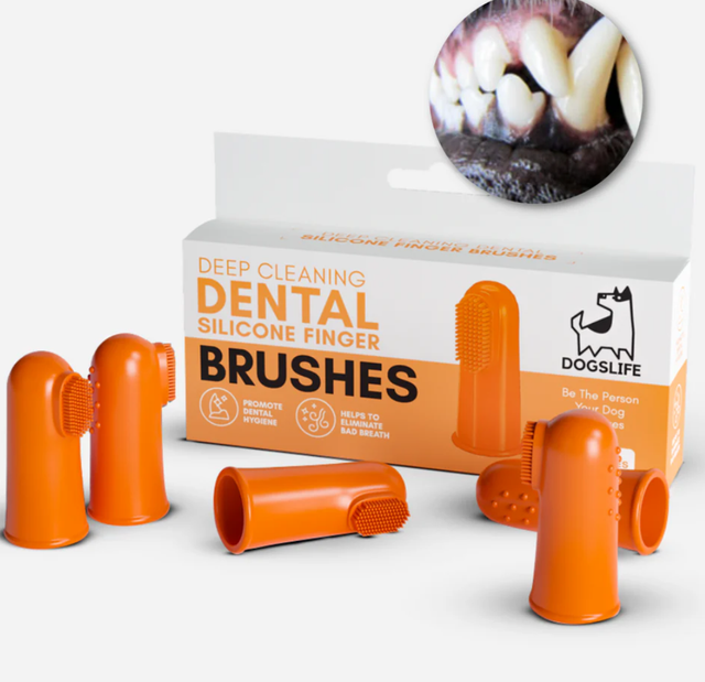 OurDogsLife-Deep Clean Dental Brushes | 5x Finger Brushes
