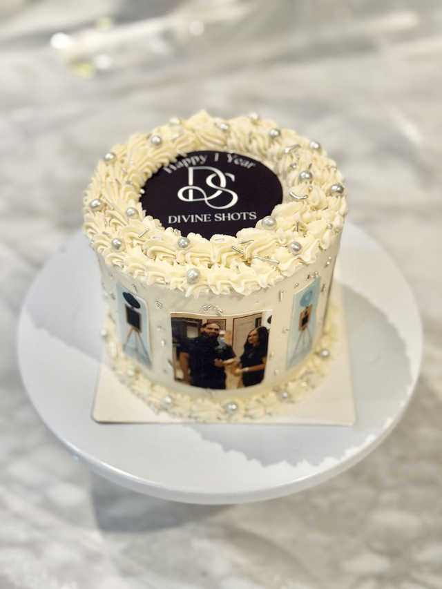 First Anniversary Corporate Business Cake