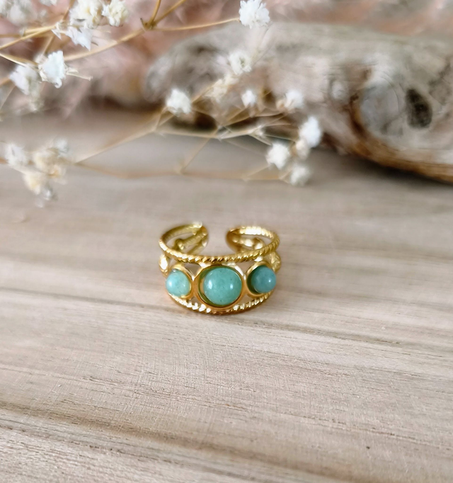 Bague Astrale Aventurine verte