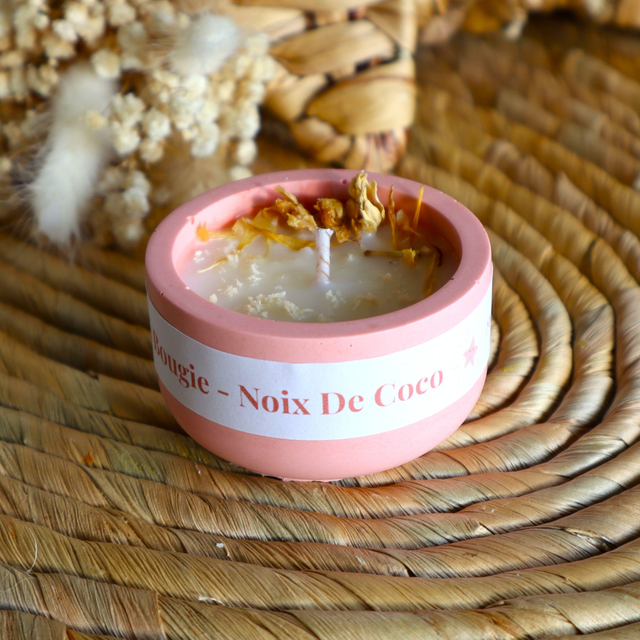 Mini Bougie - Noix De Coco