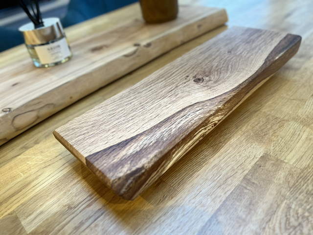 Chestnut sushi presentation board 