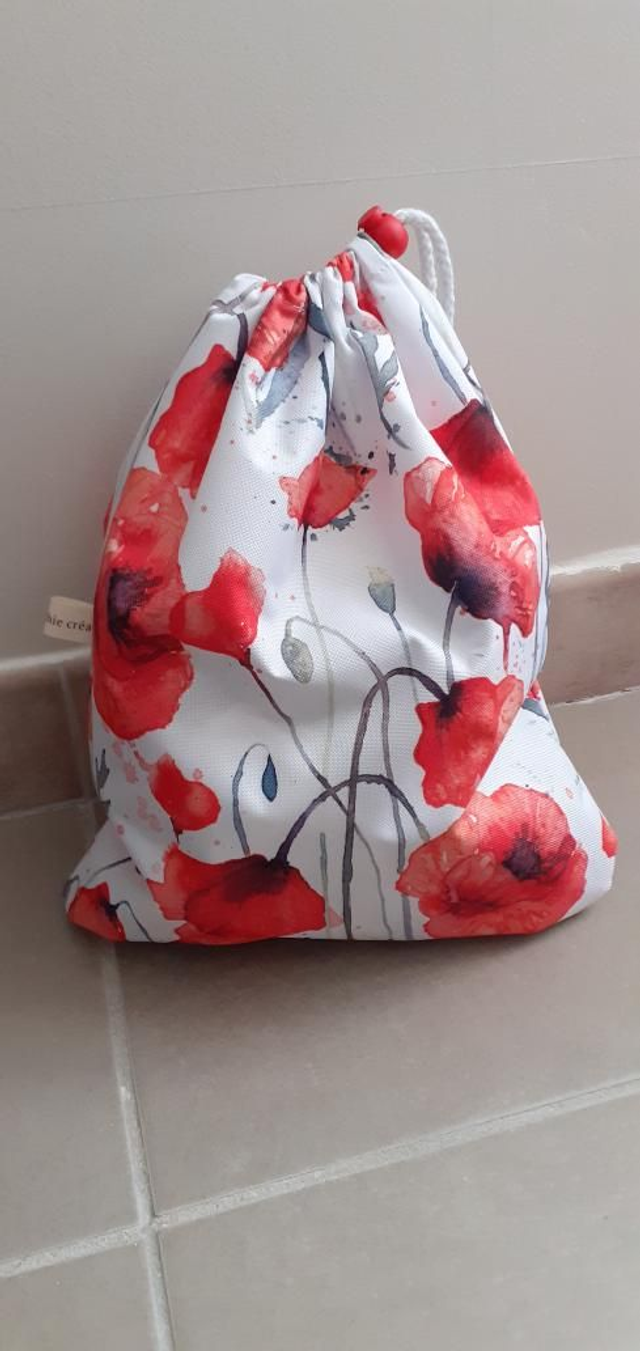Sac Imperméable Piscine Coquelicot