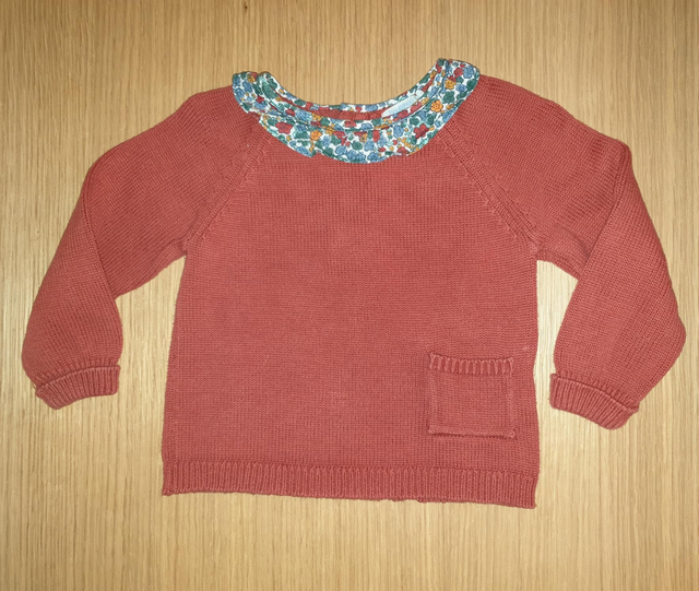 Pull col Liberty Bout&#039;chou 9 mois