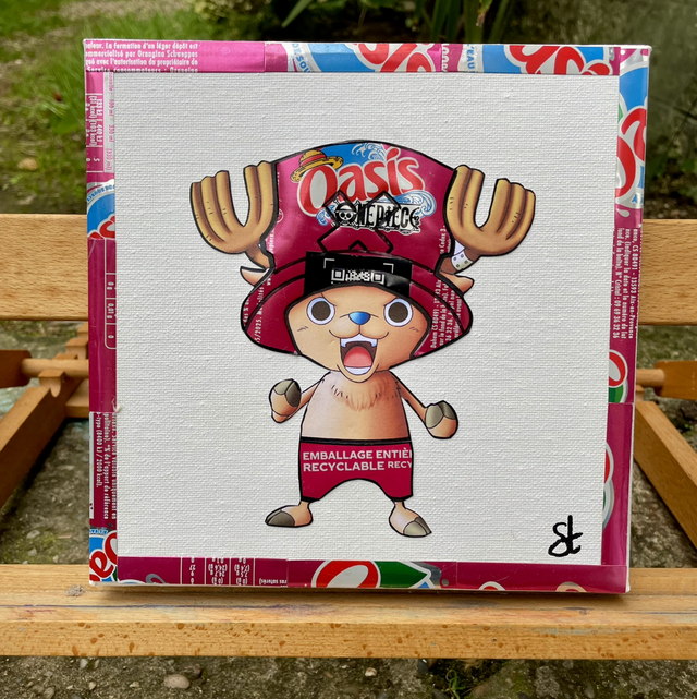 Tableau Chopper One piece  20x20 cm