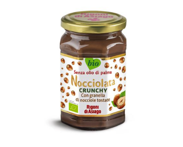 Rigoni - Bio Mogyorókrém ropogós mogyoródarabkákkal 250g