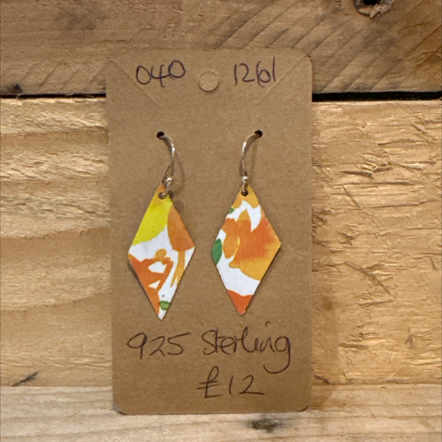 Recycled Tin Earrings 