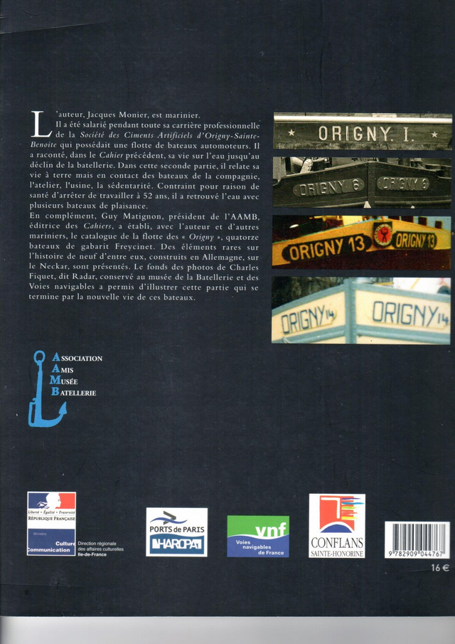 CM082 - Un batelier au service des ciments Origny Tome 2. (Les cahiers du musée de la batellerie)