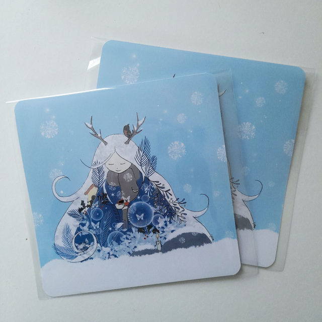 PAPETERIE - Carte Miss Winter