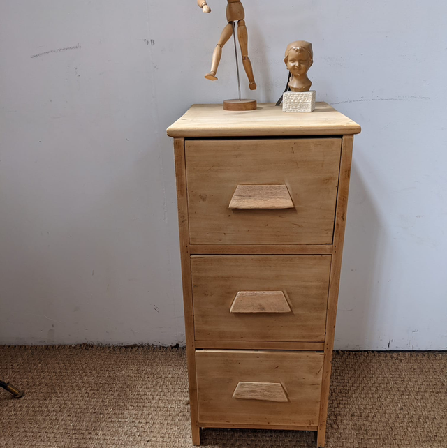 Caisson en bois 3 tiroirs