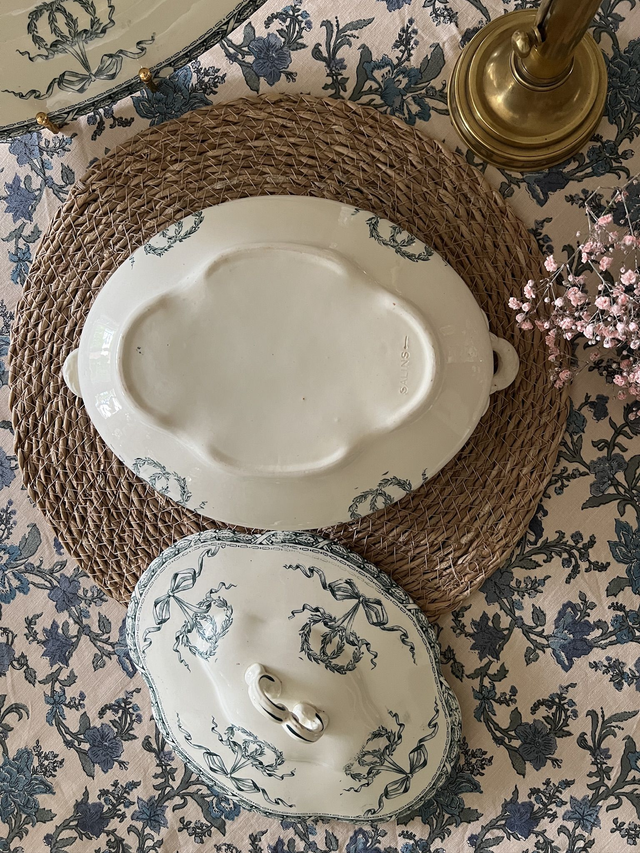 MONTHOLON - Légumier (petite soupière) manufacture des Salins - Terre de Fer