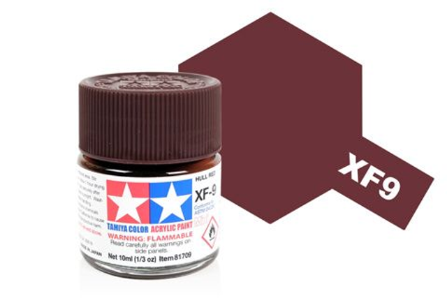 Acrylic Mini XF-9 Hull Red