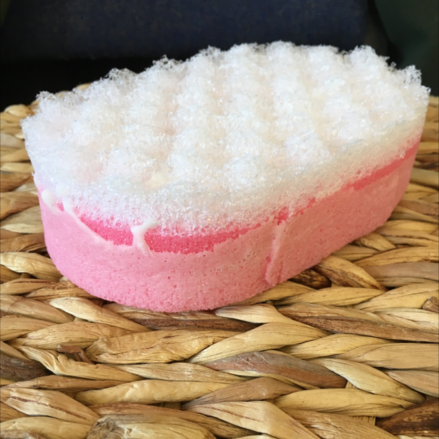 Sponge filled with soap