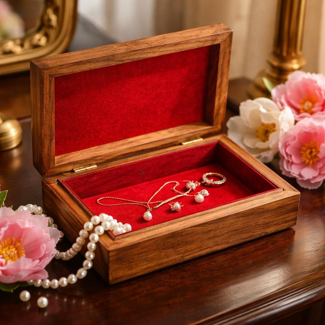 Boîte sculptée "Arbre de vie"