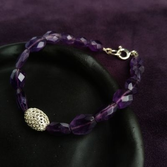 Armband met amethist