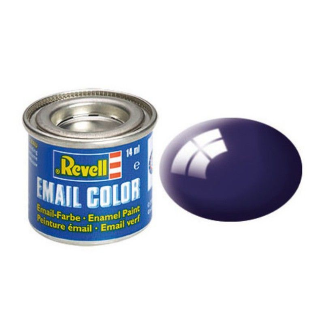 peinture email bleu nuit brillant revell 32154