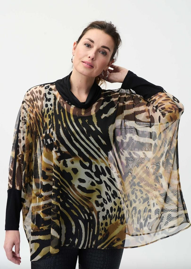 Joseph Ribkoff 224203 leopardikuosinen pusero