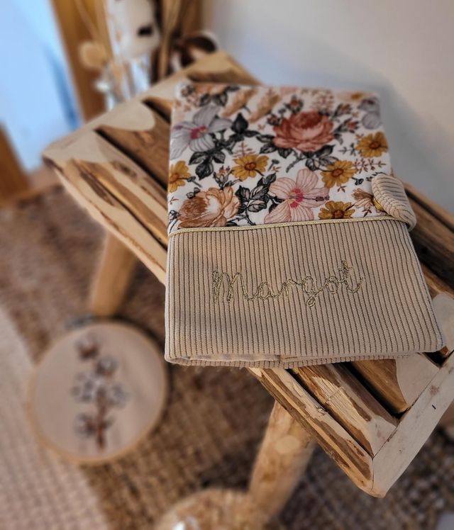 Protège carnet de santé jardin anglais