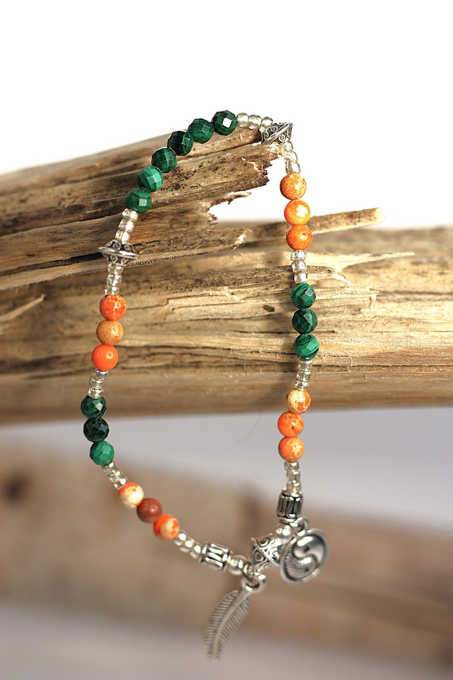 Bracelet Solo Perles d&#039;Harmonie - Confiance &amp; Vitalité