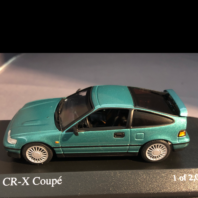 Honda CR-X Coupe grün met. Minichamps 1:43