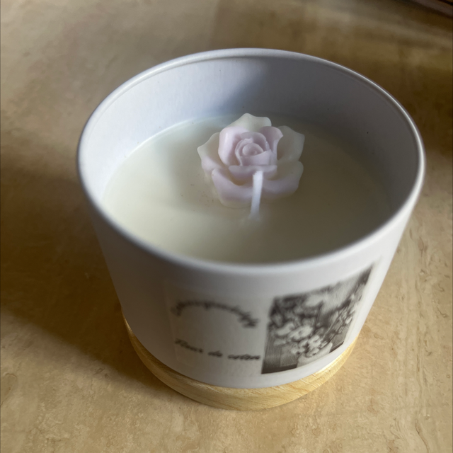 Bougie parfumée fleur de coton 
