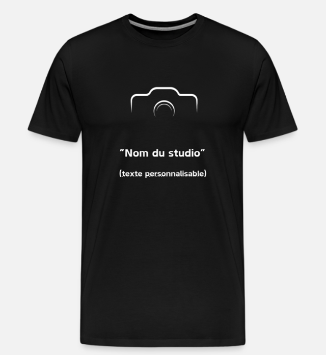 T-shirt personnalisable Studio Photo