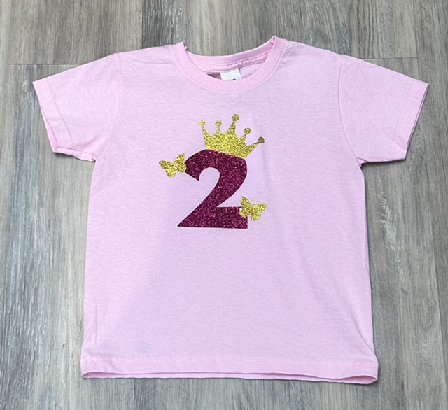 Pink Birthday T shirt 2