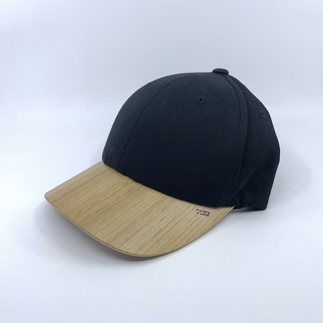 Casquette Noir - Chêne