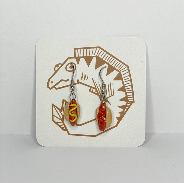 Earrings Hot Dogs