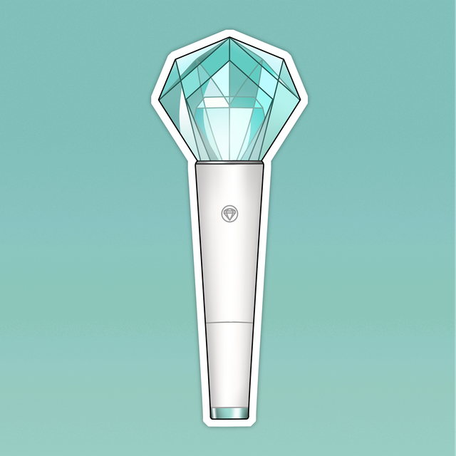 SHINee Lightstick Vinyl Sticker
