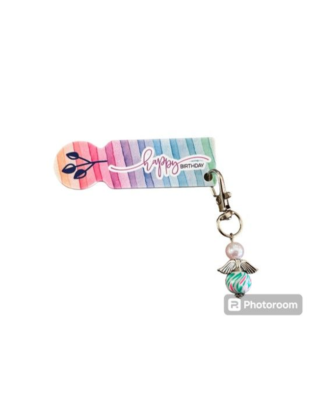 Einkaufswagenlöser mit Anhänger (Happy Birthday)