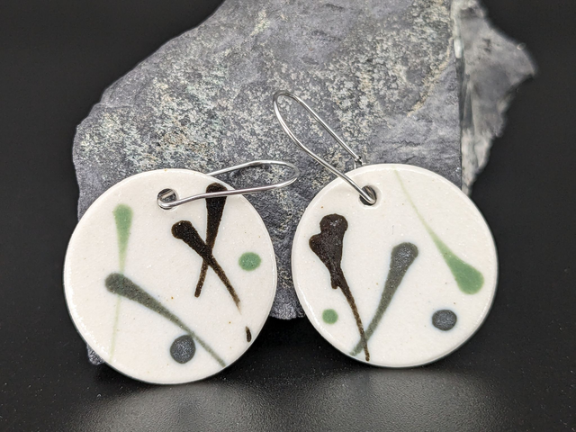 Boucles d'oreilles en céramique