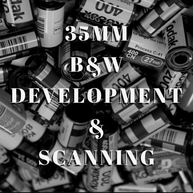 B&amp;W 35mm film DEV &amp; SCAN 