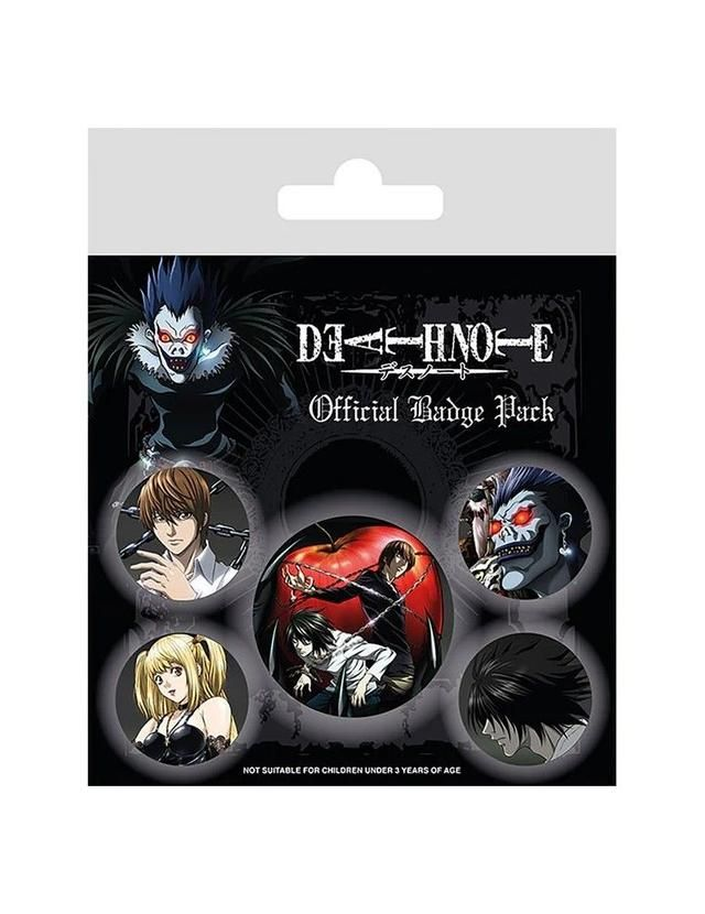 Pyramid International Death Note - Characters Badge Pack
