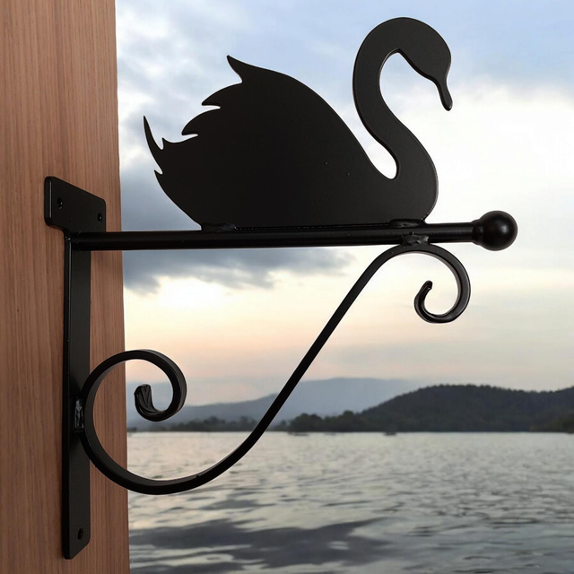 Swan Hanging Basket Bracket