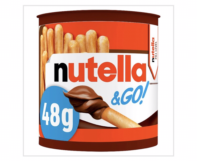 NUTELLA® &amp; Go! Hazelnut Spread with Cocoa + Breadsticks 48g