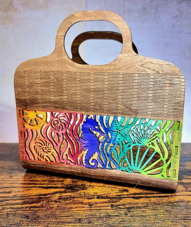 Sac de plage en bois 