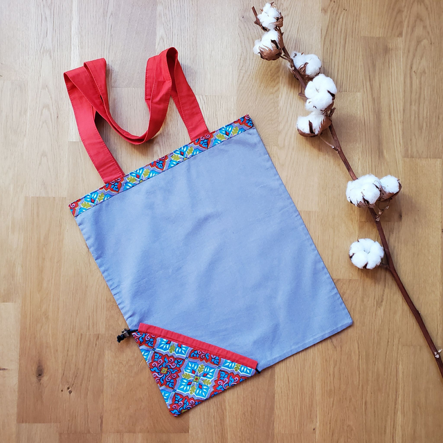 Tote bag Mimosa - Gris