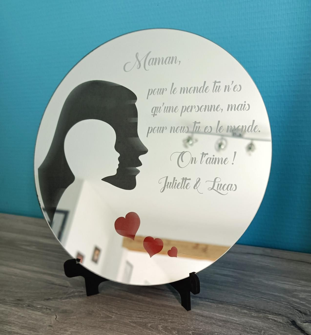 Miroir Maman Monde
