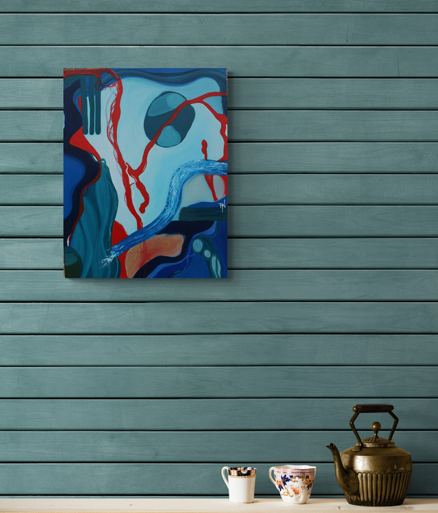 Huile sur toile | ORGANIC WAVE